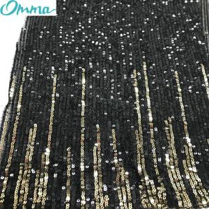 Tissu de broderie à paillettes de 3 mm